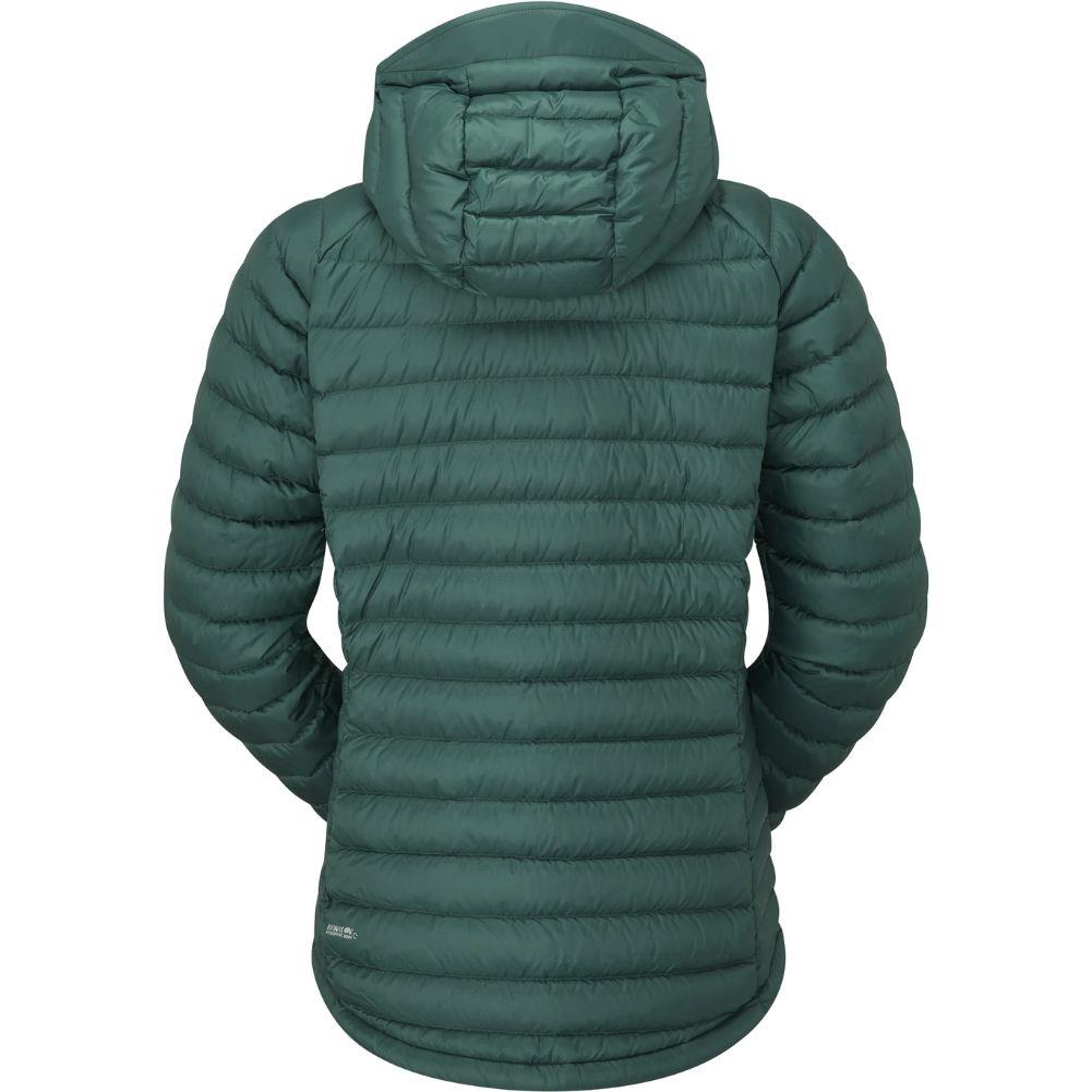 Rab Women&#39;s Microlight Alpine Down Jacket (Green Slate) back