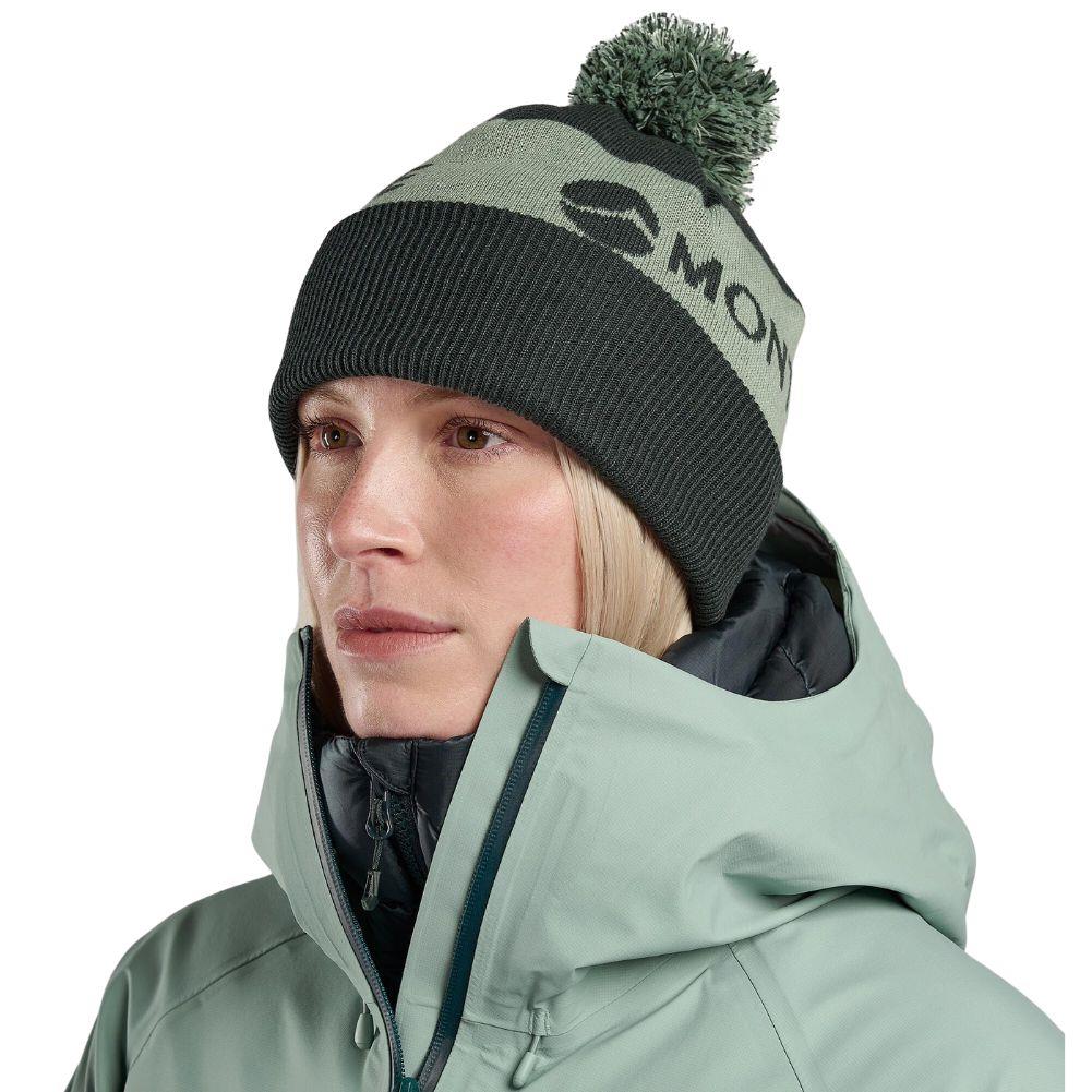 Montane Logo Cuffed Beanie Hat (Deep Forest) model 