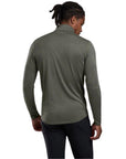 Montane Men's Dart Zip Neck T-Shirt (Caper) model back