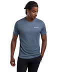 Montane Men's Dart T-Shirt (Stone Blue) front 