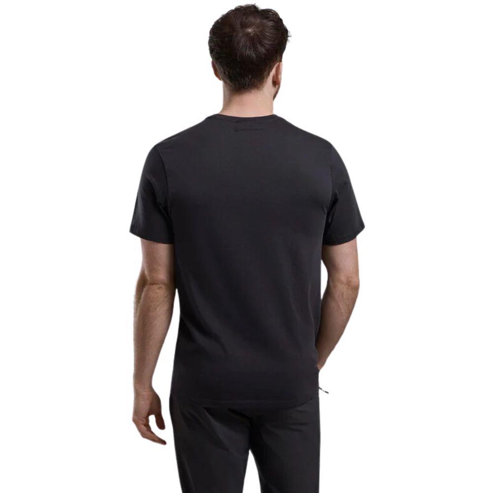 Montane Men's Mono Logo T-Shirt (Midnight Grey) model back