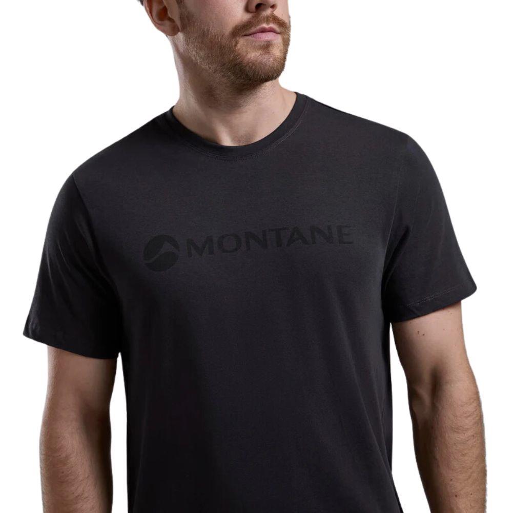 Montane Men&#39;s Mono Logo T-Shirt (Midnight Grey) logo
