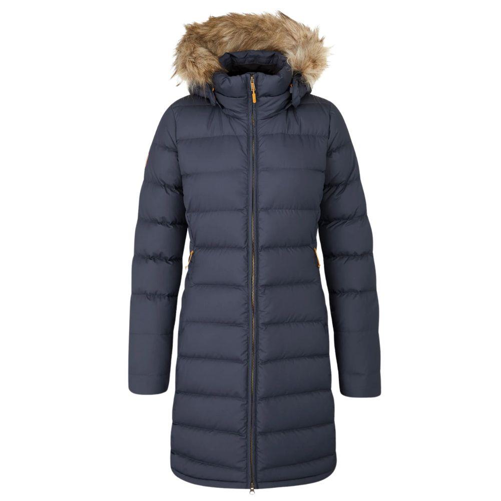 Rab Women's Deep Cover Recycled Down Parka (Deep Denim)