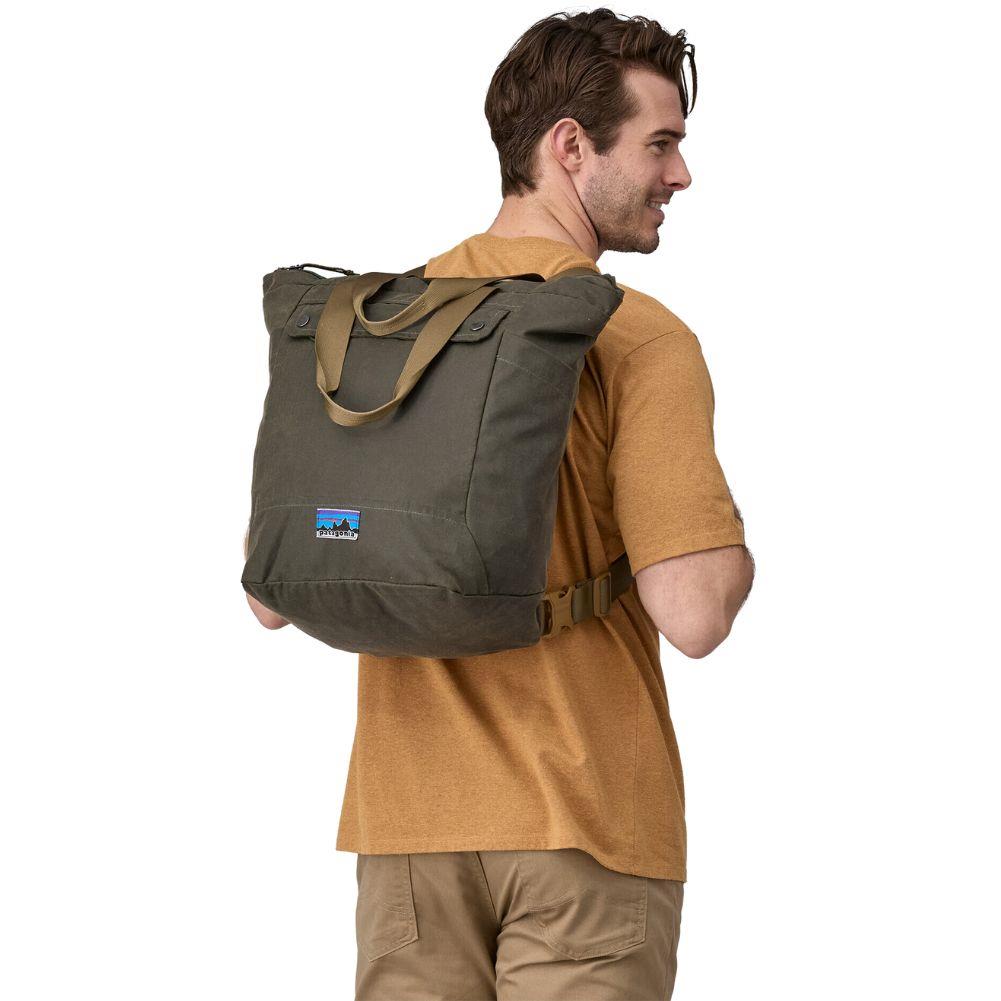 Patagonia Waxed Canvas Tote Pack 27L (Basin Green) – Summits Outdoor