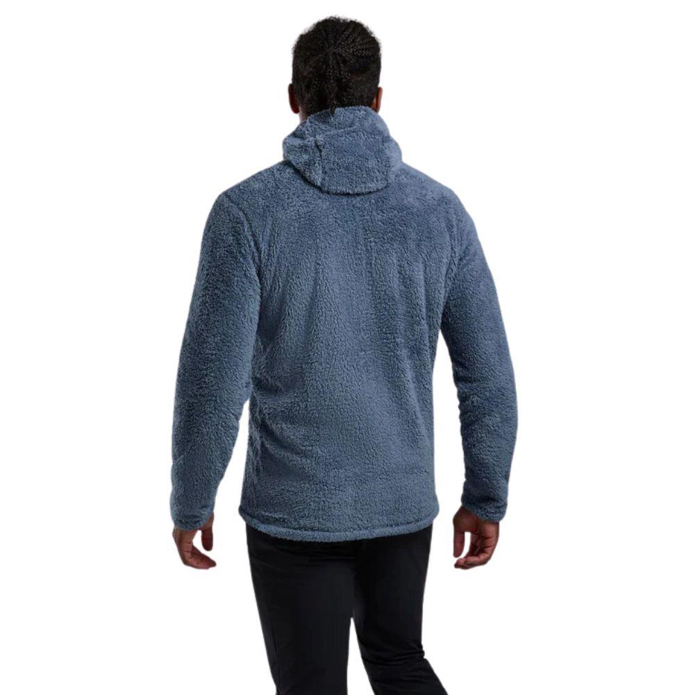 Montane Men&#39;s Caldus XT Hooded Fleece Jacket (Stone Blue) back