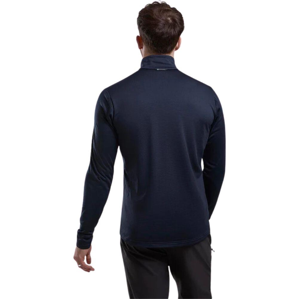 Montane Men's Protium Fleece Pull-On Jacket (Eclipse Blue) back