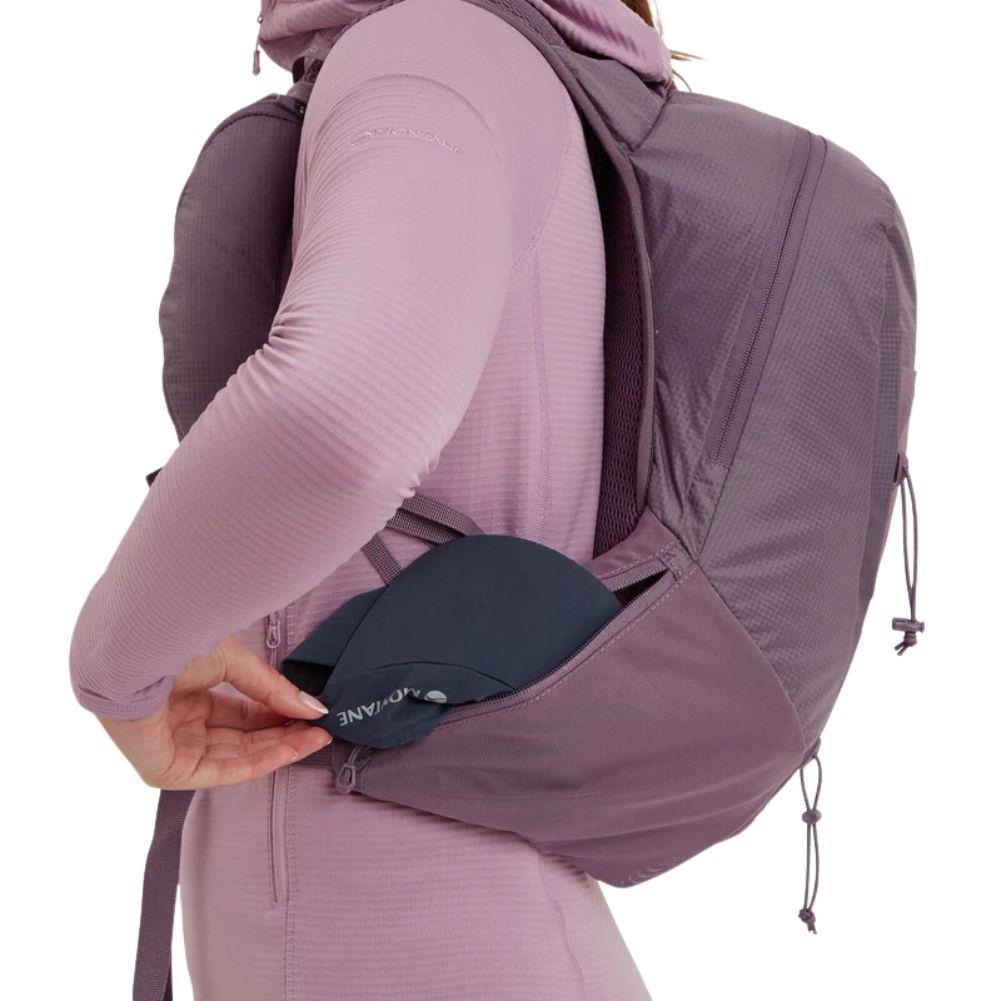 Montane Women&#39;s Trailblazer 16L Backpack (Moonscape) hat pulled