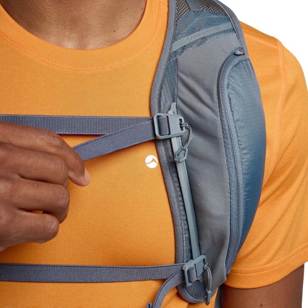 Montane Trailblazer 44L Backpack (Stone Blue) pulley snacks
