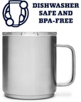 Yeti Rambler 10 oz (296 ml) Stackable Mug (Stainless Steel)