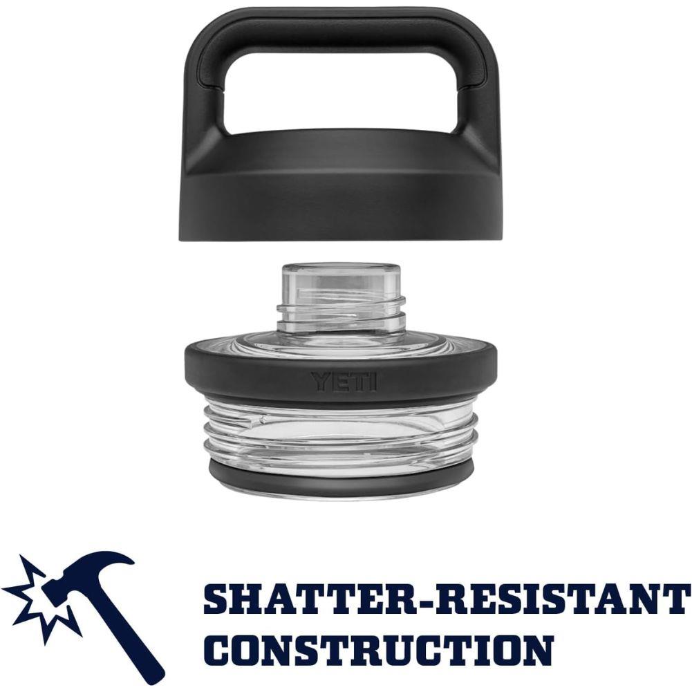 Yeti Rambler 36 oz (1065 ml) Bottle With Chug Cap (Black) shatter 