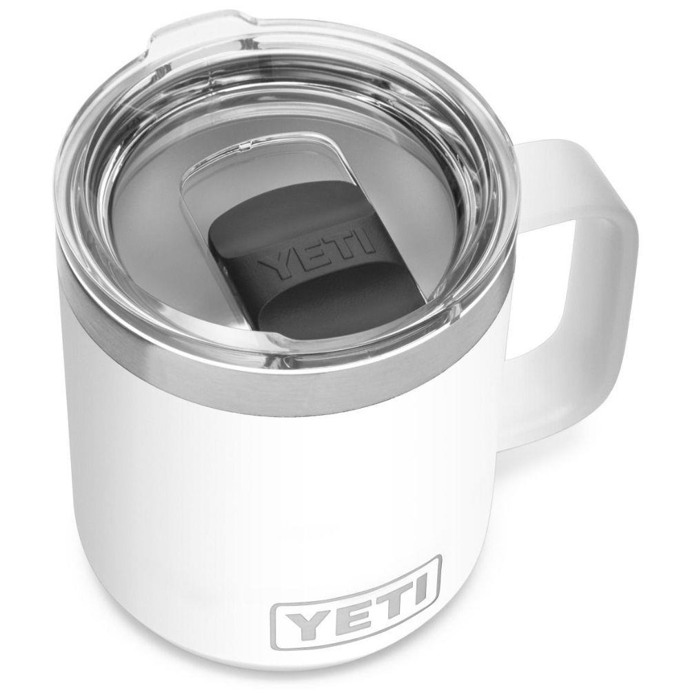 Yeti Rambler 10 oz (296 ml) Stackable Mug (White) top angle