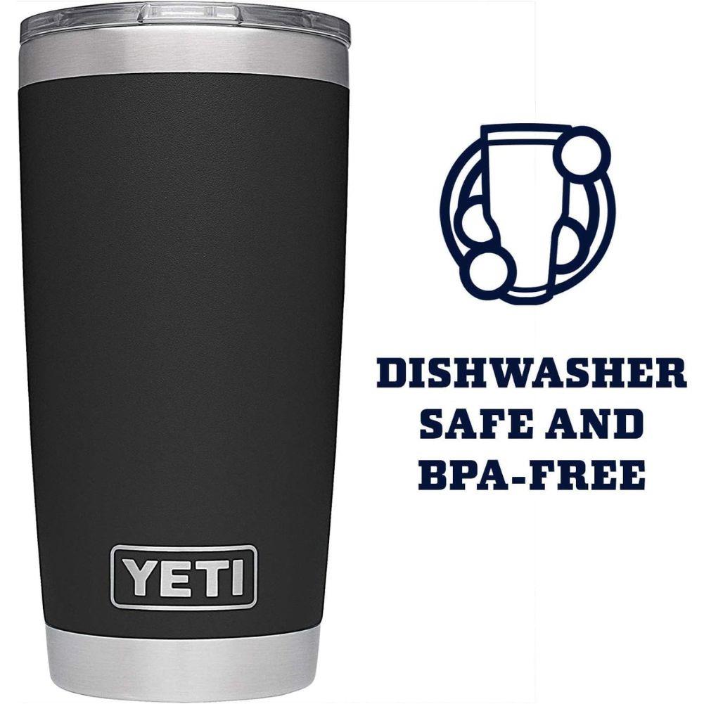 Yeti Rambler 20 OZ Tumbler (Charcoal) dishwasher