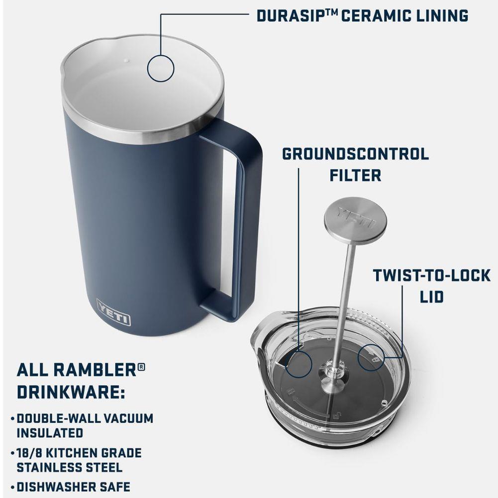 Yeti Rambler 34 oz French Press (Tropical Pink) info