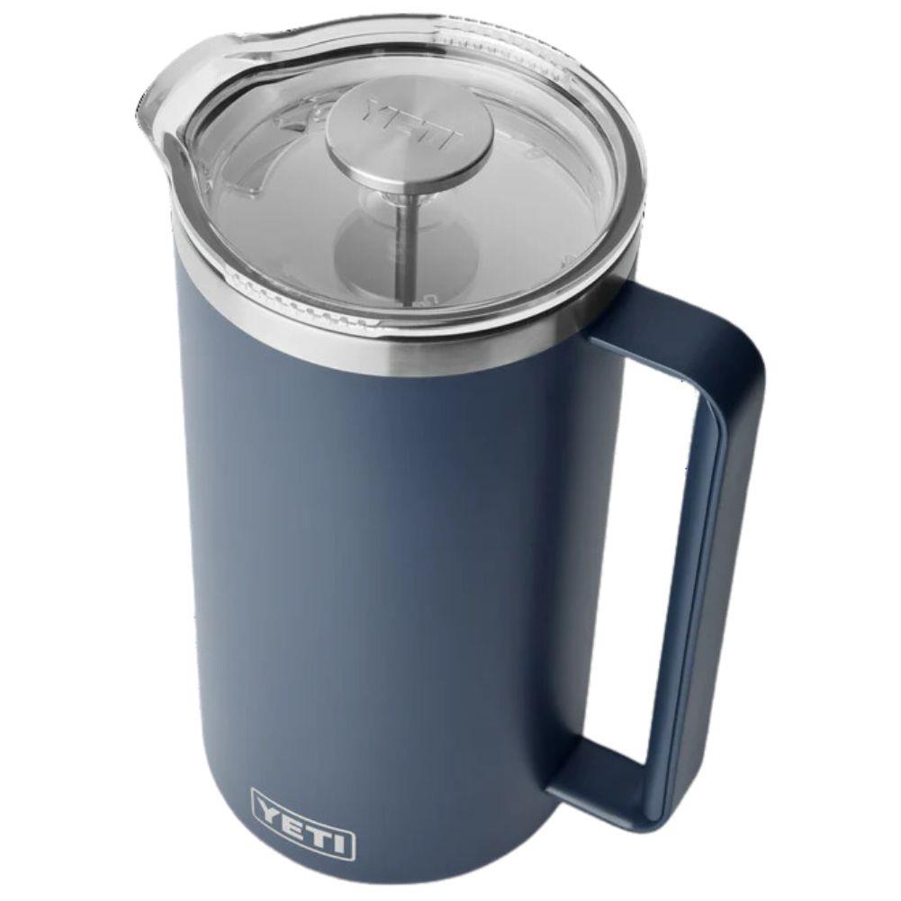 Yeti Rambler 64 oz French Press (Navy) top angle