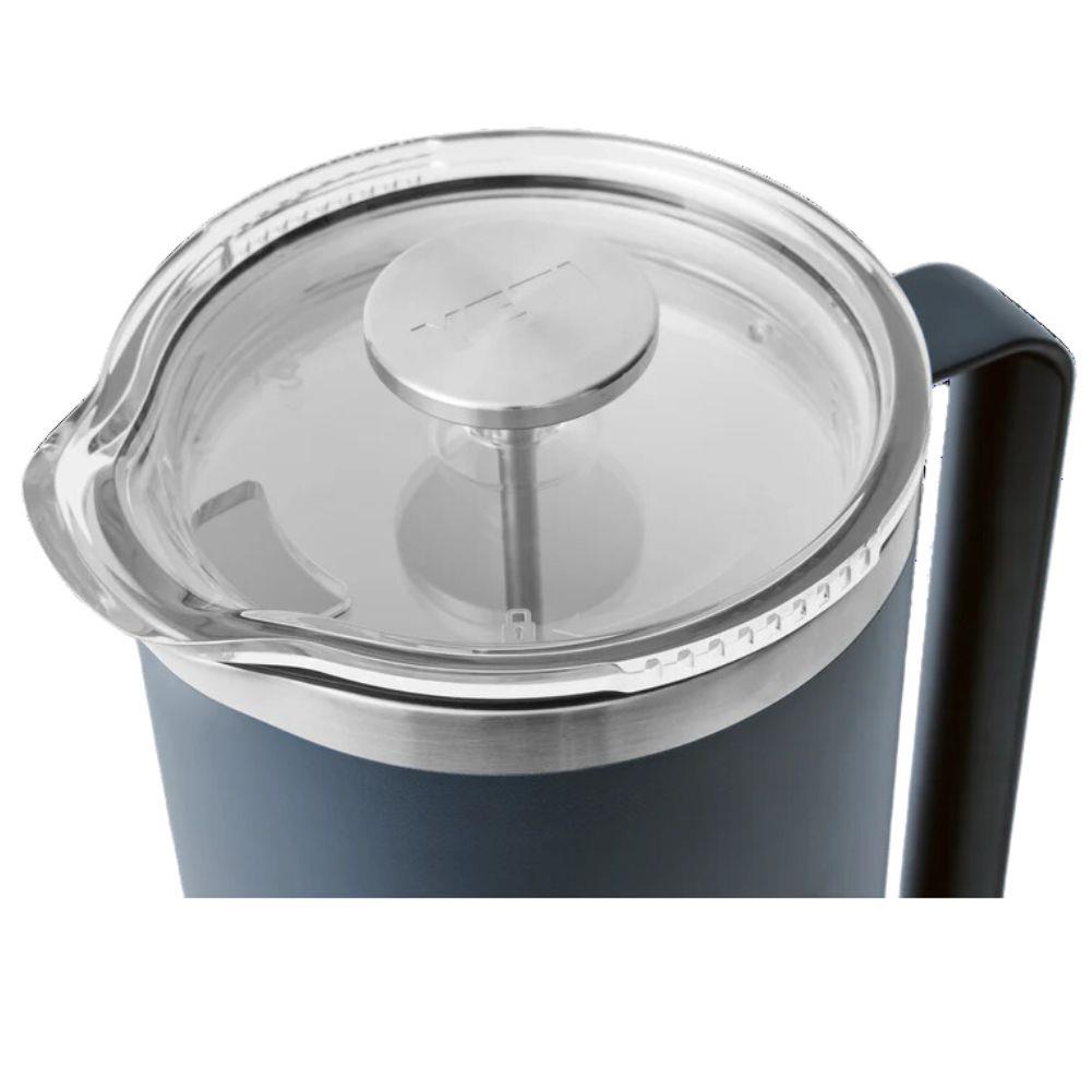 Yeti Rambler 64 oz French Press (Navy) close up lid