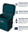 Yeti Roadie 24 Cool Box (Agave Teal) info