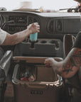 Yeti Roadie 24 Cool Box (Agave Teal) being used