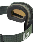 Bollé Unisex Nevada Ski Goggles (Forest Matte/Green Emerald) - Cat 2