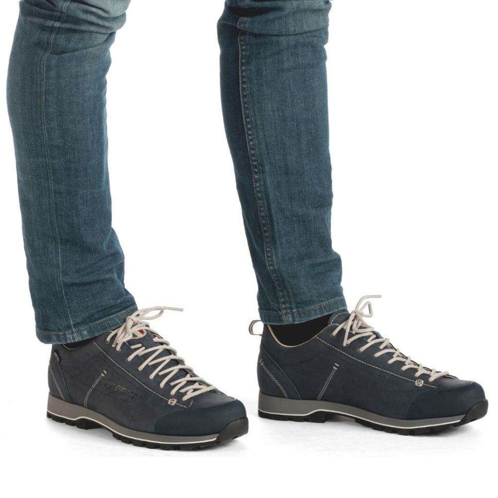 Dolomite Men's 54 Low FG GORE-TEX Shoes (Blue Navy) legs