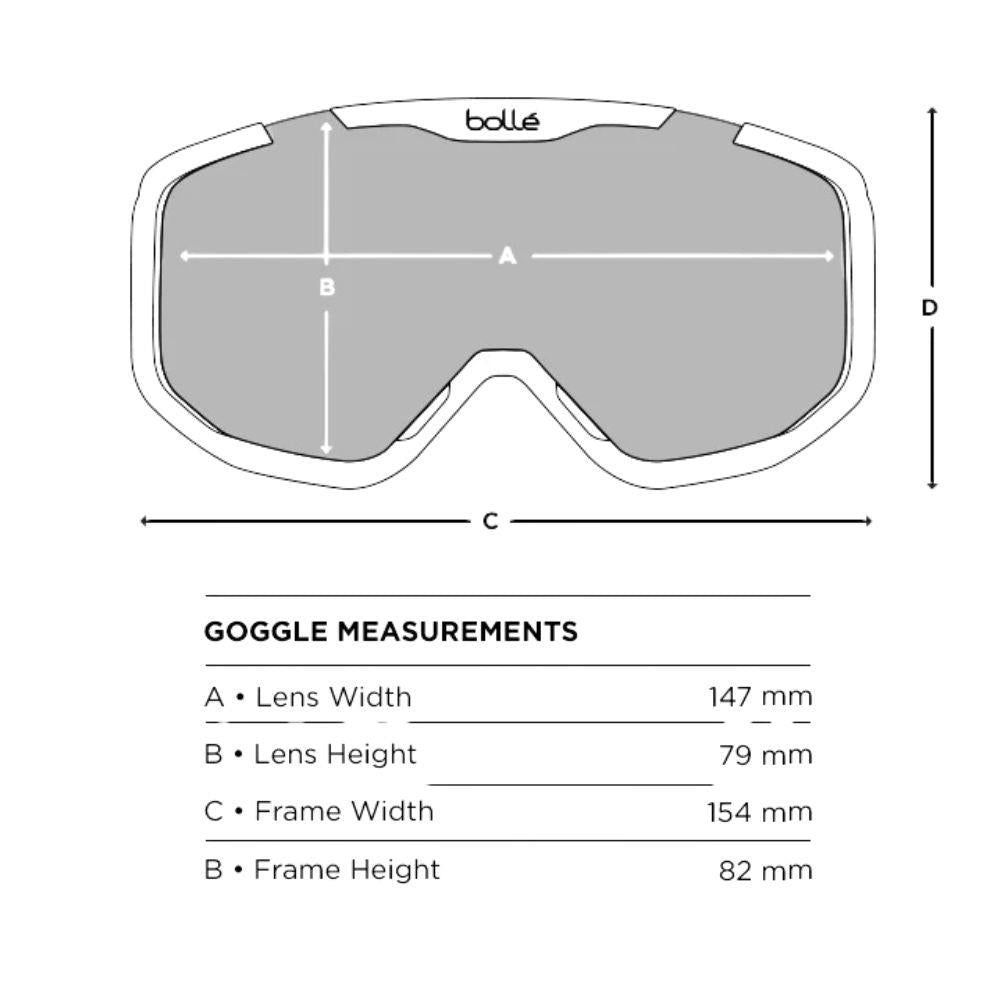 Bollé Junior Rocket Ski Goggles - Size