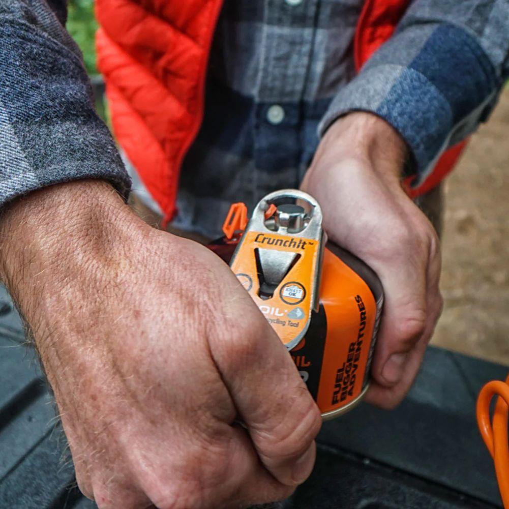 Jetboil Crunchlt Fuel Can Recycling Tool (2018 Version) pull down