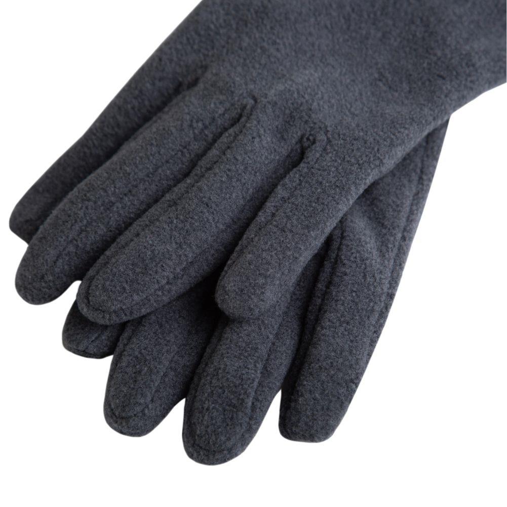 Trekmates Annat Fleece Glove (Dark Grey Marl) fingers