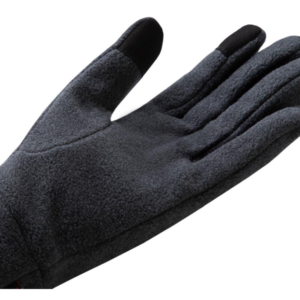 Trekmates Annat Fleece Glove (Dark Grey Marl) palm