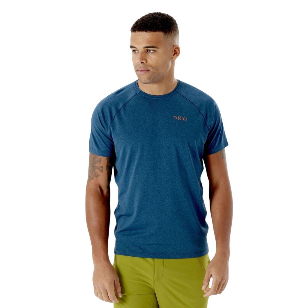 Rab Men's Mantle Tee (Nightfall Blue Marl)