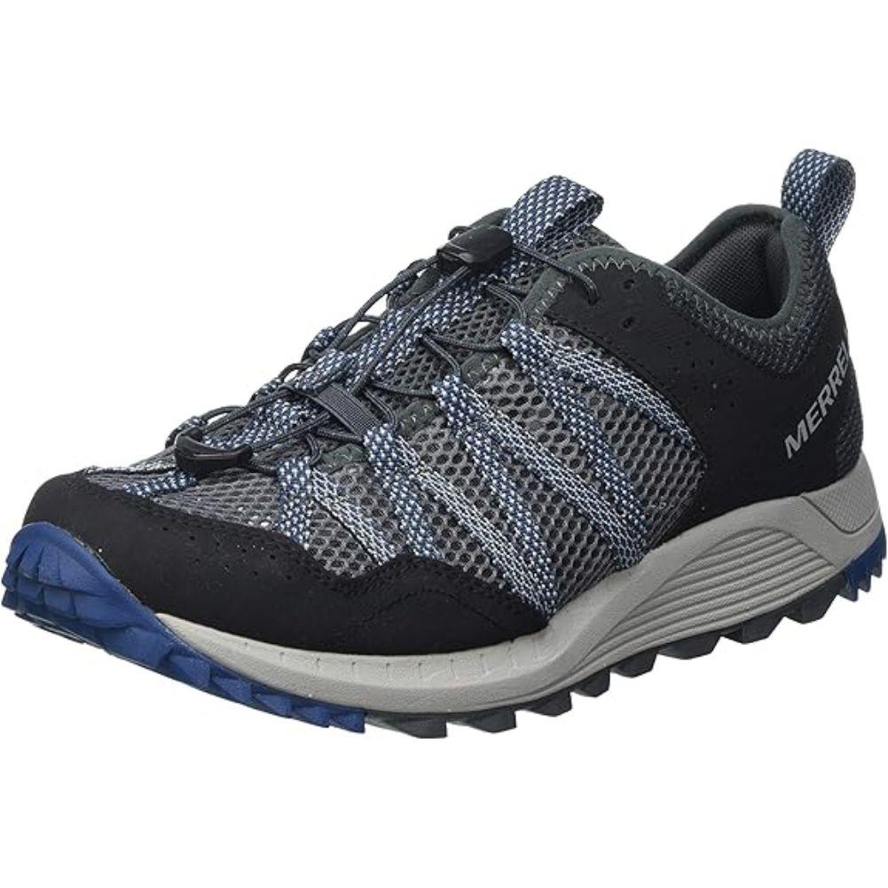Merrell Men's Wildwood Aerosport Walking Shoe (Rock) left angle