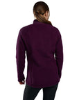 Montane Women's Chonos Fleece Jacket (Saskatoon Berry) model bck