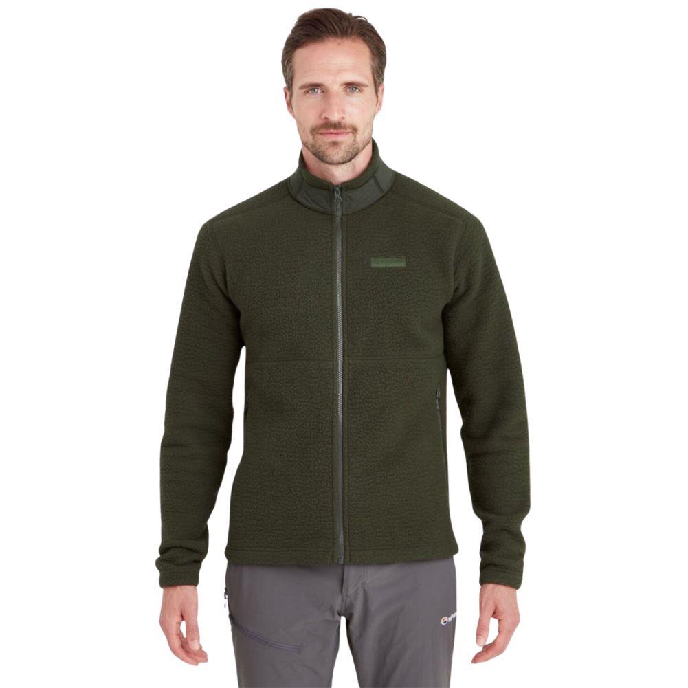 Montane Men's Chonos Fleece Jacket (Oak Green) model front