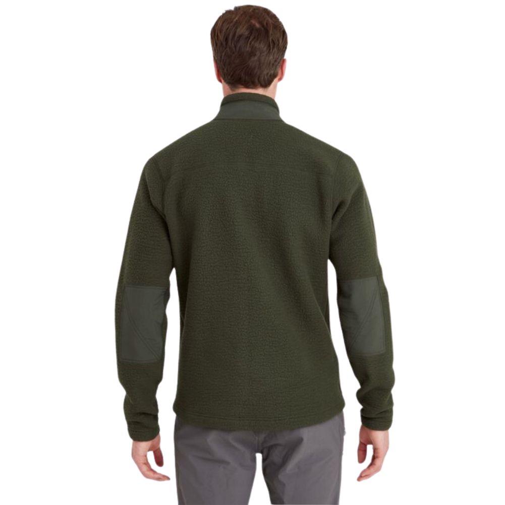 Montane Men's Chonos Fleece Jacket (Oak Green) model back