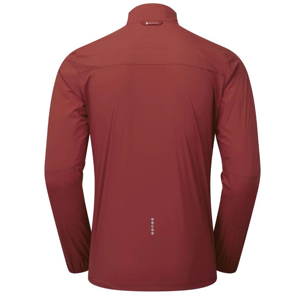 Montane Men's Featherlite Windproof Jacket (Acer Red) back