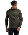 Montane Men's Fury Fleece Jacket (Green Oak) walking