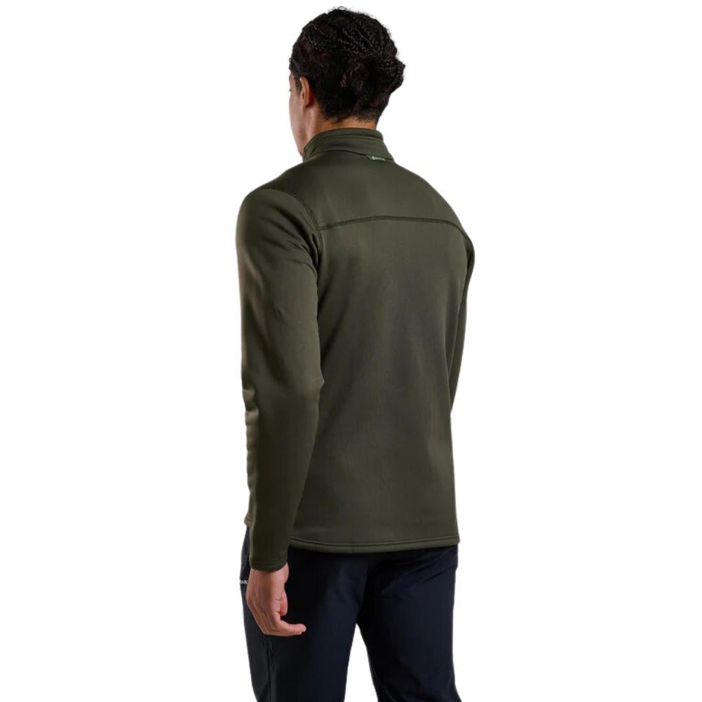 Montane Men&#39;s Fury Fleece Jacket (Green Oak) walking away