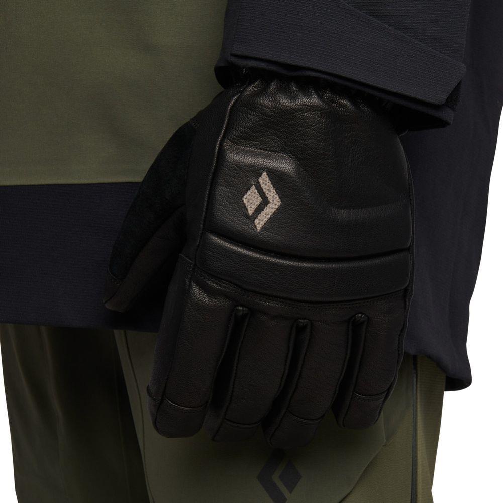 Black Diamond Spark Waterproof Gloves (Black) wearing