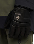 Black Diamond Spark Waterproof Gloves (Black) wearing