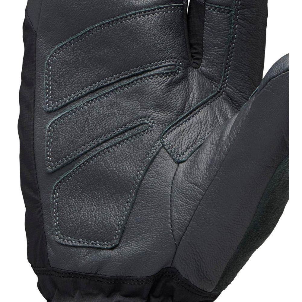 Black Diamond Alpine 3-Finger Waterproof Mitts (Black/Carbon) material