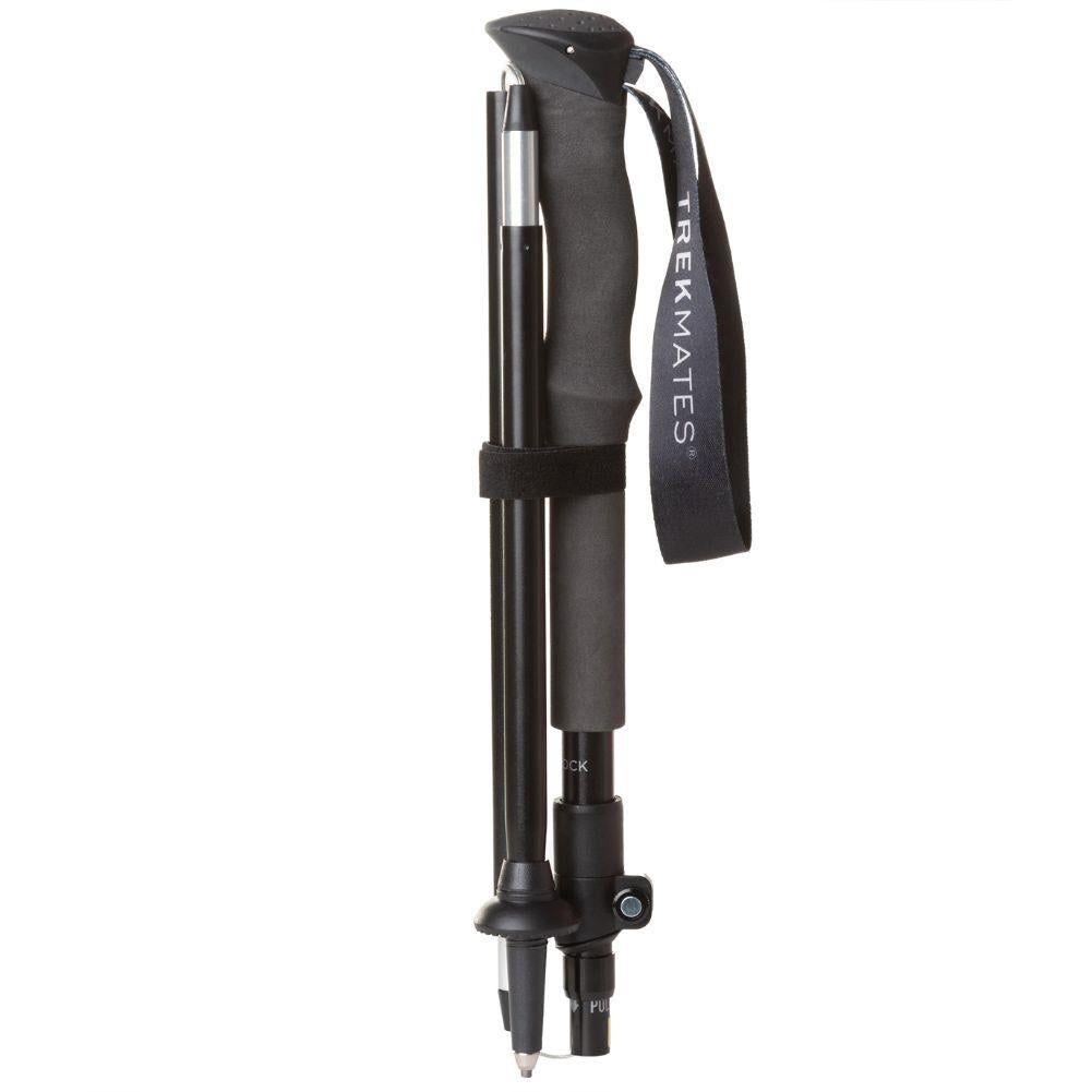 Trekmates Fold Lock Walking Pole (Black) folded up