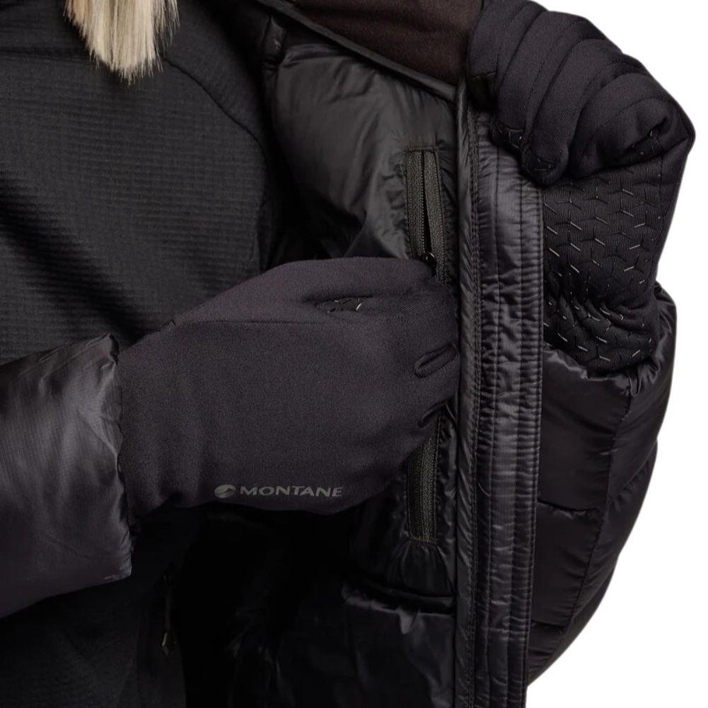 Montane Women&#39;s Anti-Freeze XT Hooded Down Jacket (Black)