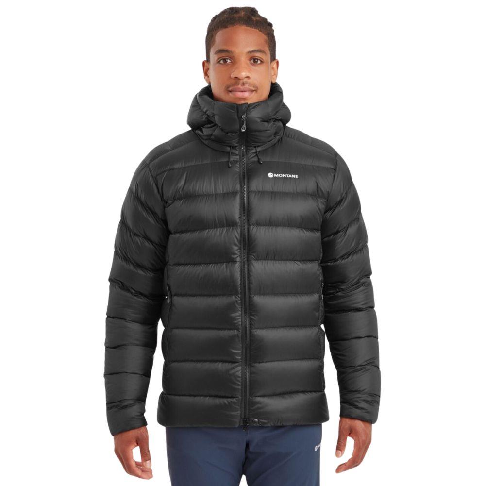 Montane Men's Anti-Freeze XT Hooded Down Jacket (Black) model front