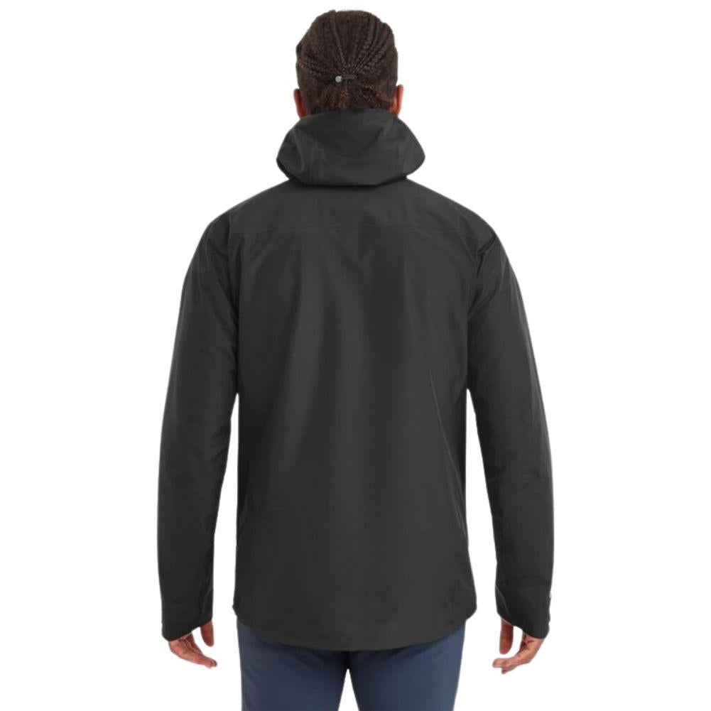 Montane Men's Phase Goretex Waterproof Jacket (Midnight Grey) model back