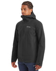 Montane Men's Phase Goretex Waterproof Jacket (Midnight Grey)  angle  model