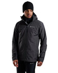 Montane Men's Phase Goretex Waterproof Jacket (Midnight Grey) posing