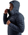 Montane Men's Resolve Hooded Down Jacket (Eclipse Blue)