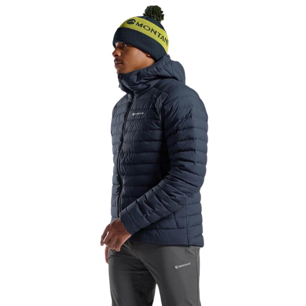 Montane Men&#39;s Resolve Hooded Down Jacket (Eclipse Blue)