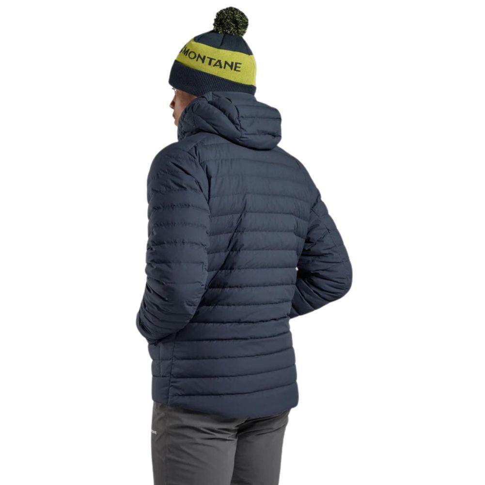 Montane Men&#39;s Resolve Hooded Down Jacket (Eclipse Blue)