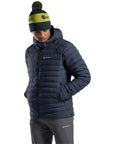 Montane Men's Resolve Hooded Down Jacket (Eclipse Blue)