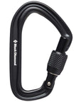 Black Diamond Hotforge Screwgate Carabiner (Black)