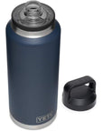 Yeti Rambler 46 OZ Bottle With Chug Cap (Navy) top angle
